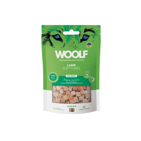 Woolf Soft Cubes Monoprotein Lamb Jagnięcina 100g