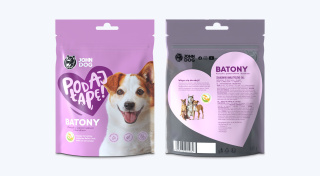 Batony Kurczak z Pasternakiem i Burakiem John Dog Podaj Łapę 140 g