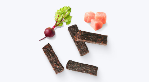 Batony Kurczak z Pasternakiem i Burakiem John Dog Podaj Łapę 140 g Batony Kurczak z Pasternakiem i Burakiem John Dog Podaj Łapę 140 g