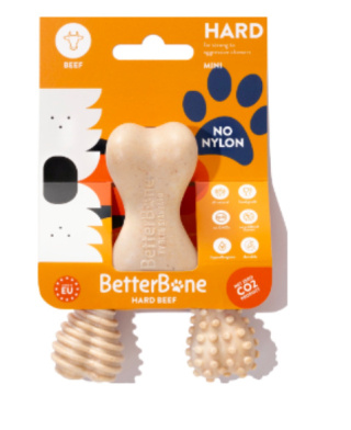BetterBone kość do gryzienia Mini Hard Beef