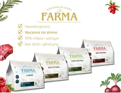 Farma – Królik Dla Szczeniąt Hipoalergiczna Tłoczona na Zimno, 2 kg Farma – Królik Dla Szczeniąt Hipoalergiczna Tłoczona na Zimno, 2 kg