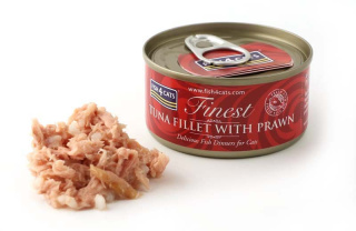 Fish4Cats Tuna Fillet with Prawn – Tuńczyk z Krewetkami 70g