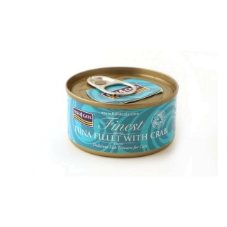 Fish4Cats Wet Tuna Fillet with Crab – Tuńczyk z Krabem 70g