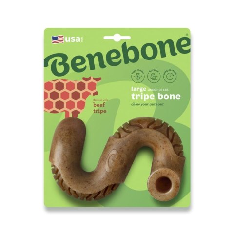 Gryzak dla psa Benebone Tripe Bone Flaki wołowe rozmiar M dla psów do 27 kg Gryzak dla psa Benebone Tripe Bone Flaki wołowe rozmiar M dla psów do 27 kg
