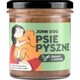 John Dog Karma mokra PSIE PYSZNE. BAŻANT Z SZAŁWIĄ 290g