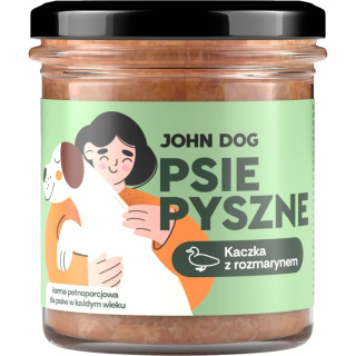 John Dog Karma mokra PSIE PYSZNE. KACZKA Z ROZMARYNEM 290g