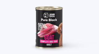 John Dog Karma mokra Pure Black Kozina 400g