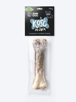 John Dog Kość do żucia w skórze dorsza John Dog - 12 cm