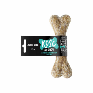John Dog Kość do żucia ze skóry końskiej mielona 100% -12 cm