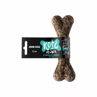 John Dog Kość do żucia ze skóry końskiej mielona 100% -17 cm