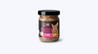 Karma mokra dla kotów John Dog for Cats Galaretka 100g - kurczak