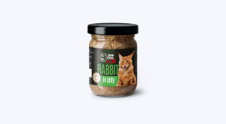 Karma mokra dla kotów John Dog for Cats Galaretka 100g - kaczka