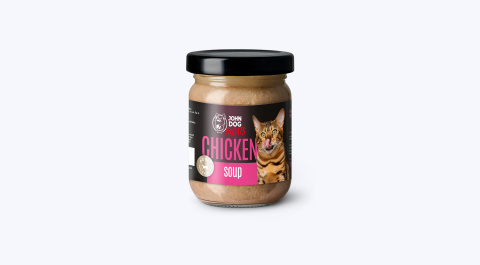 Karma mokra dla kotów John Dog for Cats ZUPA 100g - kurczak Karma mokra dla kotów John Dog for Cats ZUPA 100g - kurczak