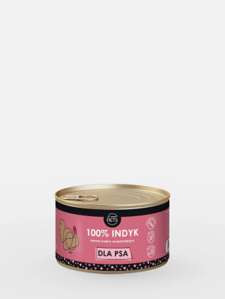 Karma mokra dla psa BARF INDYK 100% (Gramatura: 850 g)
