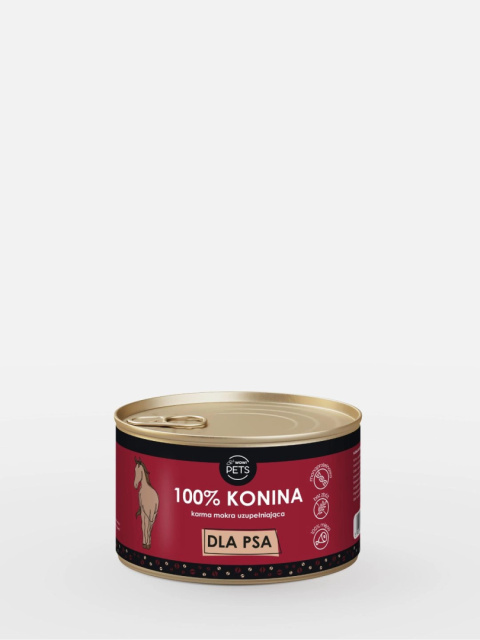 Karma mokra dla psa BARF KONINA 100% mięsa szkieletowego (Gramatura: 850 g) Karma mokra dla psa BARF KONINA 100% mięsa szkieletowego (Gramatura: 850 g)