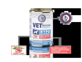 Karma mokra dla psa VET RESPONSE VETERINARY DIET HYPOALLERGENIC królik puszka 400 g