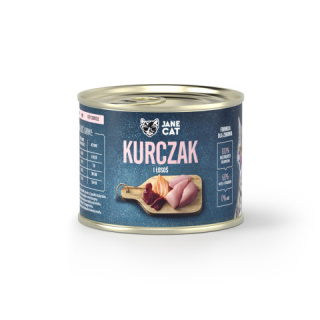 Karma mokra premium Jane Cat. Kurczak i łosoś 200 g