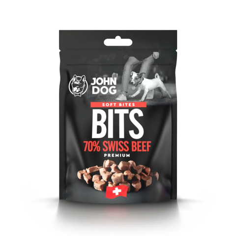 Chapsy John Dog Soft. Wołowina szwajcarska – 70% – 100 g Chapsy John Dog Soft. Wołowina szwajcarska – 70% – 100 g