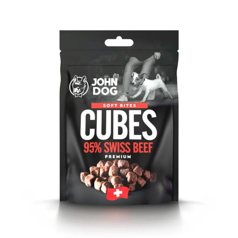 Koreczki John Dog Soft. Wołowina szwajcarska – 95% – 120 g Koreczki John Dog Soft. Wołowina szwajcarska – 95% – 120 g