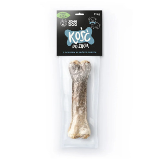 Kość do żucia w skórze dorsza John Dog – 17 cm
