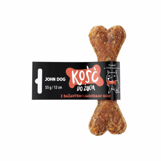 Kość do żucia z bażantem i jagodami goji 12 cm