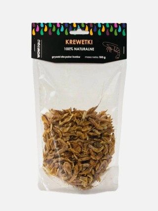 Krewetki suszone dla psa i kota (Gramatura: 100 g)