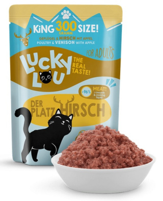 Lucky Lou Lifestage Adult Drób i jeleń saszetka 300 g