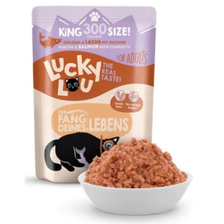 Lucky Lou Lifestage Adult Drób i łosoś saszetka 300 g