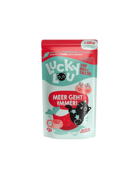 Lucky Lou Lifestage Adult Drób i tuńczyk saszetka 300 g Lucky Lou Lifestage Adult Drób i tuńczyk saszetka 300 g