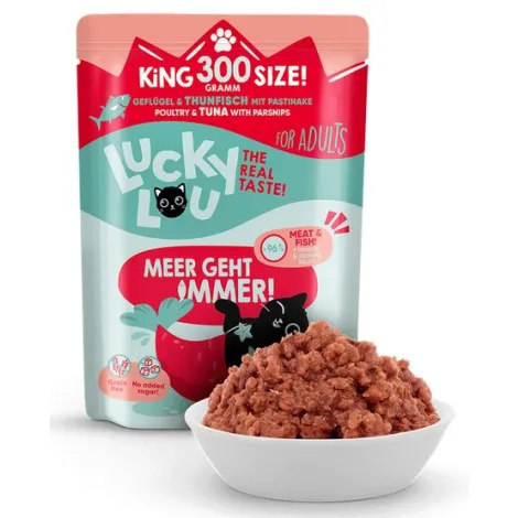Lucky Lou Lifestage Adult Drób i tuńczyk saszetka 300 g Lucky Lou Lifestage Adult Drób i tuńczyk saszetka 300 g