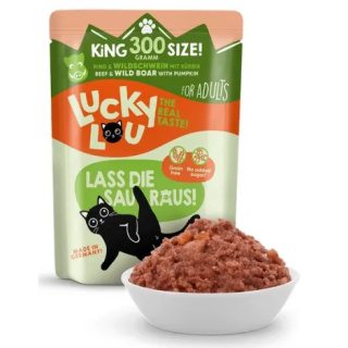 Lucky Lou Lifestage Adult Wołowina i dzik saszetka 300 g