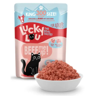 Lucky Lou Lifestage Kitten Drób i Wołowina saszetka 300g
