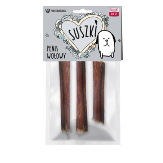 Paka Zwierzaka SUSZKI Penis Wołowy (3szt.)