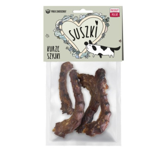 Paka Zwierzaka SUSZKI Szyjki Kurze (100g)