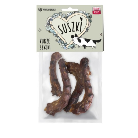 Paka Zwierzaka SUSZKI Szyjki Kurze (100g) Paka Zwierzaka SUSZKI Szyjki Kurze (100g)