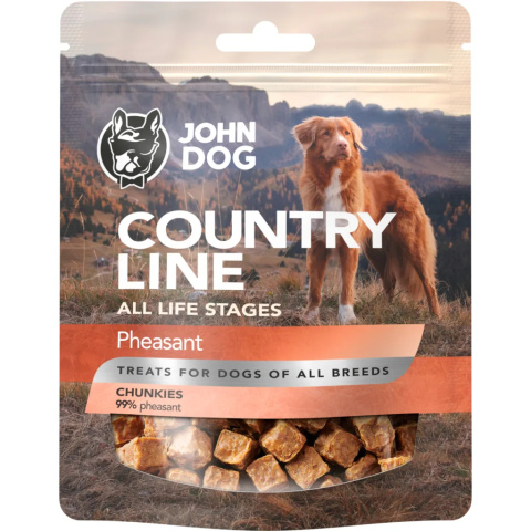 Przysmak dla psa John Dog Country Line chunkies bażant 100 g Przysmak dla psa John Dog Country Line chunkies bażant 100 g