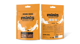 Przysmak dla psa i kota John Dog Minis Kaczka 80 g