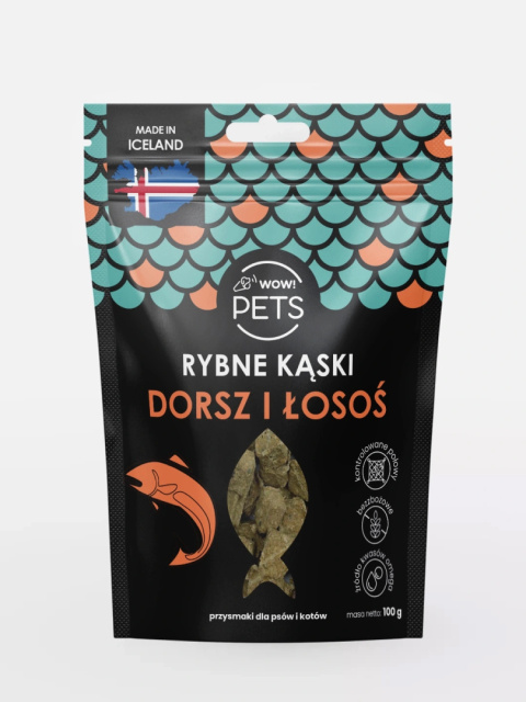 Rybne kąski DORSZ i ŁOSOŚ (Gramatura: 100 g) Rybne kąski DORSZ i ŁOSOŚ (Gramatura: 100 g)