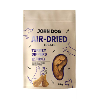 Skrzydełka z indyka John Dog Air dried dla psa 80 g