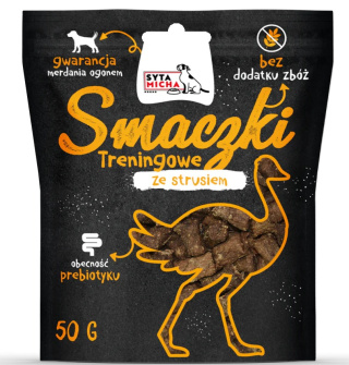 Syta Micha Mini Smaczki treningowe ze strusiem 50g