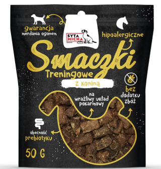 Syta Micha Mini Smaczki z koniną 50g - Delikatny układ pokarmowy