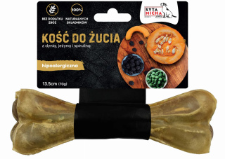 Syta Micha Kość do żucia dla psa HIPOALERGICZNA z koniną 13,5 cm