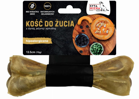 Syta Micha Kość do żucia dla psa HIPOALERGICZNA z koniną 13,5 cm Syta Micha Kość do żucia dla psa HIPOALERGICZNA z koniną 13,5 cm