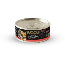 WOOLF KOT PUSZKA 85g ULTIMATE CAN BEEF