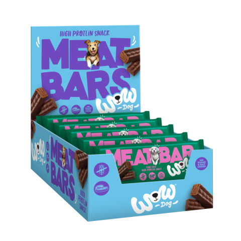WOW DOG Meat Bar Rind - batonik mięsny z wołowiny (40g) WOW DOG Meat Bar Rind - batonik mięsny z wołowiny (40g)