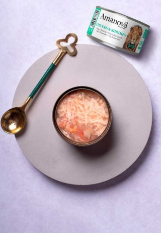Amanova Cat Chicken & Shrimps - kurczak i krewetki w galaretce
