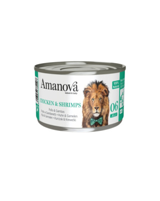 Amanova Cat Chicken & Shrimps - kurczak i krewetki w galaretce