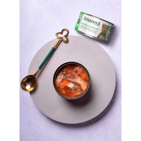 Amanova Cat Sardine & Shrimps - sardynki i krewetki w galaretce puszka 70g Amanova Cat Sardine & Shrimps - sardynki i krewetki w galaretce puszka 70g