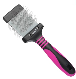 Blovi Small Duo Flex Slicker - dwustronna, elastyczna szczotka pudlówka, mała