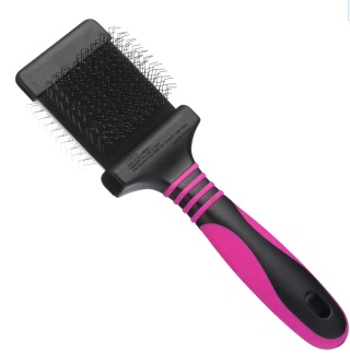 Blovi Small Duo Flex Slicker - dwustronna, elastyczna szczotka pudlówka, mała